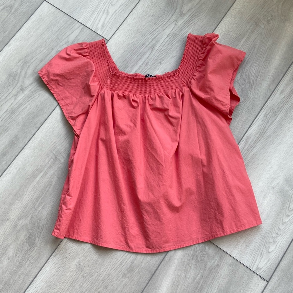 Rails short sleeve cropped top